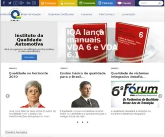 Iqa.org.br(Instituto da Qualidade Automotiva) Screenshot