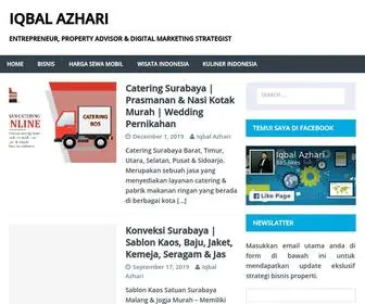 Iqbalazhari.com(Iqbal Azhari) Screenshot