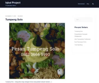 Iqbalproject.com(Proyeksikan Idemu) Screenshot