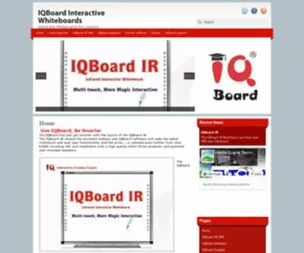 Iqboard.ie(IQBoard Interactive Whiteboards) Screenshot