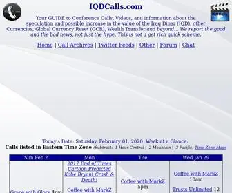 Iqdcalls.com(IQD Calls Home) Screenshot