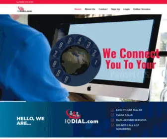 Iqdial.com(We connect you to your prospects) Screenshot