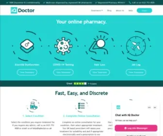 Iqdoctor.co.uk(Order Prescription Online from IQ Doctor Pharmacy) Screenshot