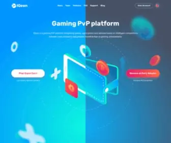 Iqeon.io(Gaming PvP platform) Screenshot
