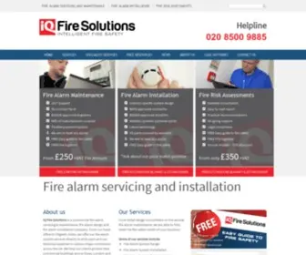 Iqfiresolutions.com(IQ Fire Solutions) Screenshot