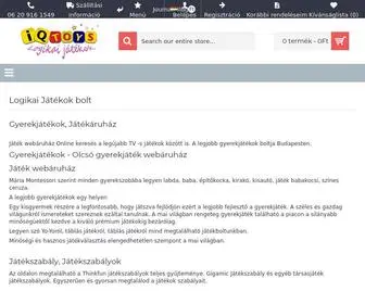 Iqgyerekjatekok.hu(Gyerekjátékok Játékbolt) Screenshot