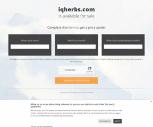 Iqherbs.com(Iqherbs) Screenshot