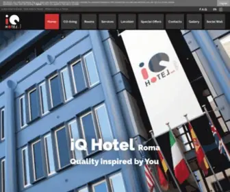 Iqhotelroma.it(IQ Hotel Roma) Screenshot