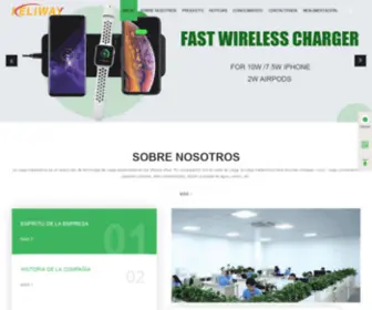 Iqiwireless.com(Cargador inalámbrico de China) Screenshot