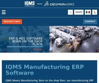 IQMS.com(Manufacturing ERP Software Company) Screenshot