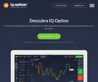 Iqoption.mx(IQ Option en el México) Screenshot