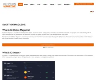Iqoptionmag.com(IQ Option Magazine) Screenshot