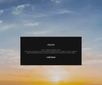 Iqos.com(Een Beter Alternatief voor Sigaretten Roken) Screenshot
