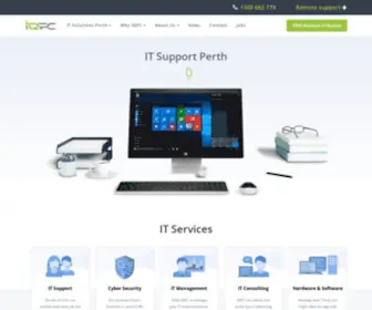 IQPC.net.au(Managed IT Services Company) Screenshot