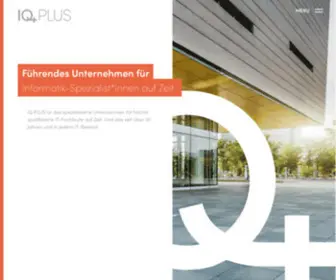 Iqplus.ch(IQ PLUS AG) Screenshot