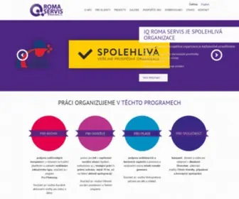 IQRS.cz(Pro důstojné uplatnění Romů) Screenshot