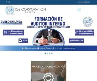 IQSC.com.mx(Organismo Internacional de Certificación) Screenshot
