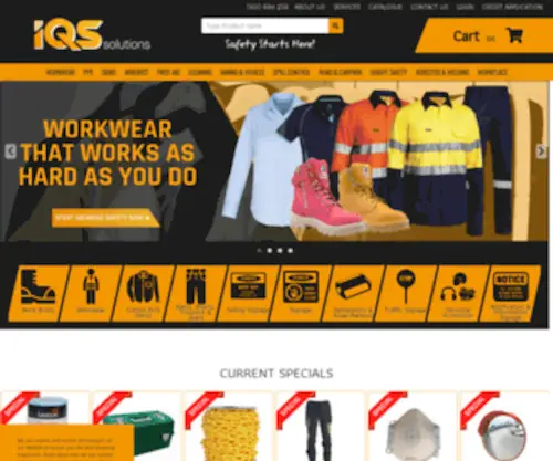 Iqssolutions.com.au(Safety Shop) Screenshot