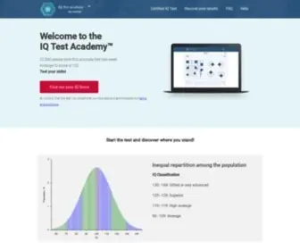 Iqtestacademy.org(Accurate Online IQ Test) Screenshot