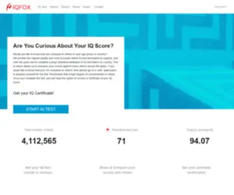Iqtestus.com(IQ TEST) Screenshot
