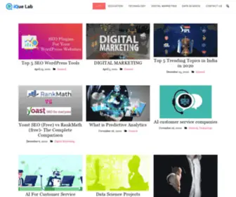 Iquelabtraining.com(IQue Lab Training) Screenshot