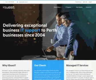 Iquest.com.au(IT Support Perth) Screenshot