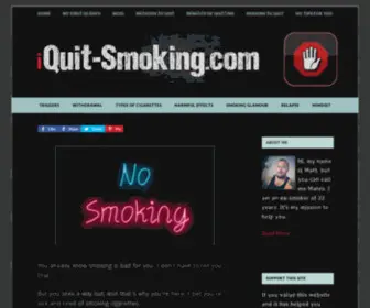 Iquit-Smoking.com(You already know smoking) Screenshot