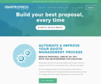 Iquotexpress.com(Best Quoting Software) Screenshot