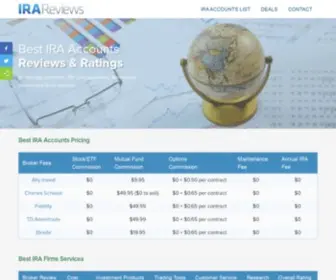 Ira-Reviews.com(Best IRA Accounts) Screenshot