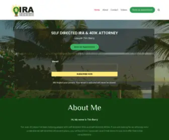 Iraideas.com(Advanced planning for Self Directed IRAs and Self directed 401ks) Screenshot