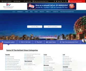 Iraimmigration.com(Canada Immigration Consultants in Delhi) Screenshot