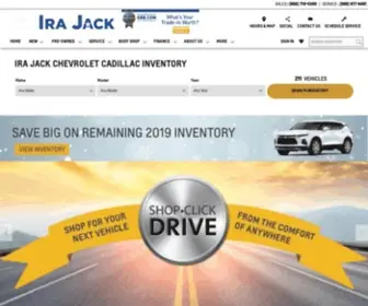 Irajack.com(Ira Jack Chevrolet Cadillac in Saco) Screenshot