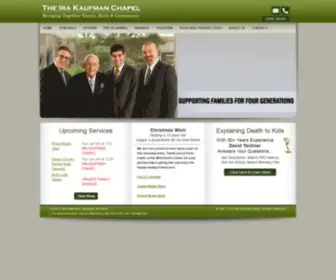 Irakaufman.com(The Ira Kaufman Chapel) Screenshot