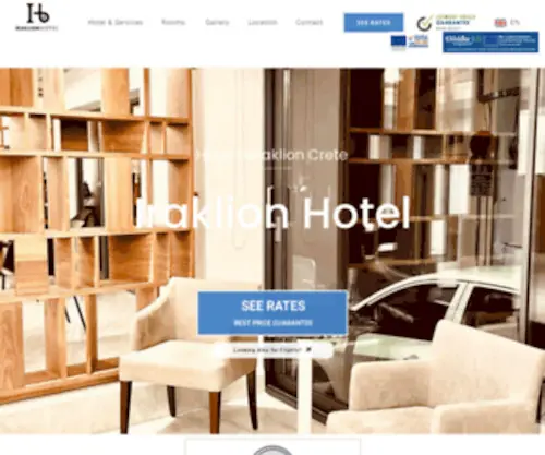 Iraklionhotel.gr(Hotel in Heraklion) Screenshot