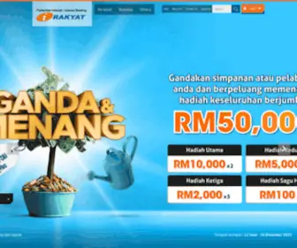 Irakyat.com.my(Bank Rakyat) Screenshot