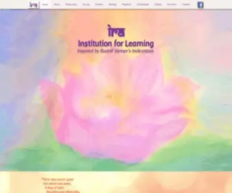 Iralearn.com(Waldorf Teacher Training in India) Screenshot