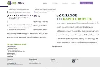 Iralogix.com(The wealth management industry) Screenshot