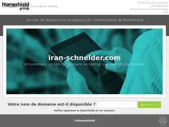 Iran-SChneider.com(Nameshield) Screenshot