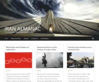 Iranalmanac.com(IRAN ALMANAC) Screenshot