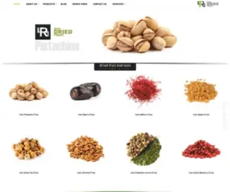 Irandriedfruit.com(Iran Dried Fruit Company) Screenshot