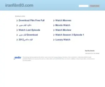 Iranfilm93.com(Iranfilm 93) Screenshot