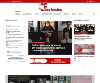 Iranfreedom.org(Iran Freedom) Screenshot