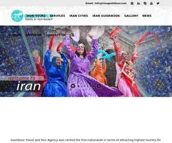 Irangashttour.com(IRAN TOURS) Screenshot