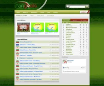 Irangoals.com(Iran Football Videos) Screenshot