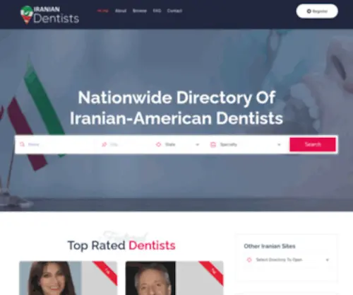 Iranian-Dentists.com(Iranian-Dentists - Home) Screenshot