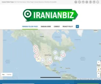 Iranianbiz.com(Iranian Yellow Pages) Screenshot