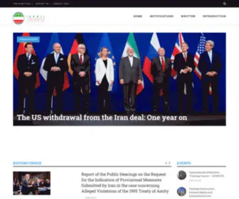 Iranil.org(Iranian Analysis of International Law) Screenshot
