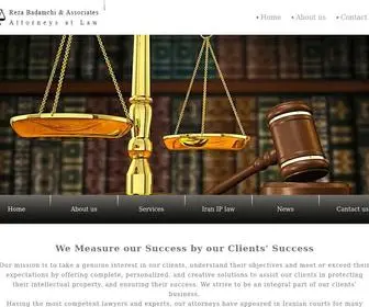 Iraniprights.com(Reza Badamchi & Associates) Screenshot