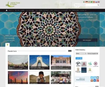 Iranjasminco.com(Jasmin tours) Screenshot