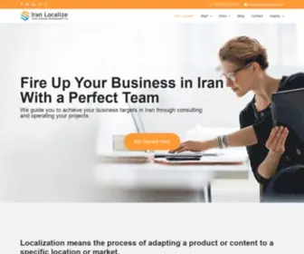 Iranlocalize.com(Iran Localize) Screenshot